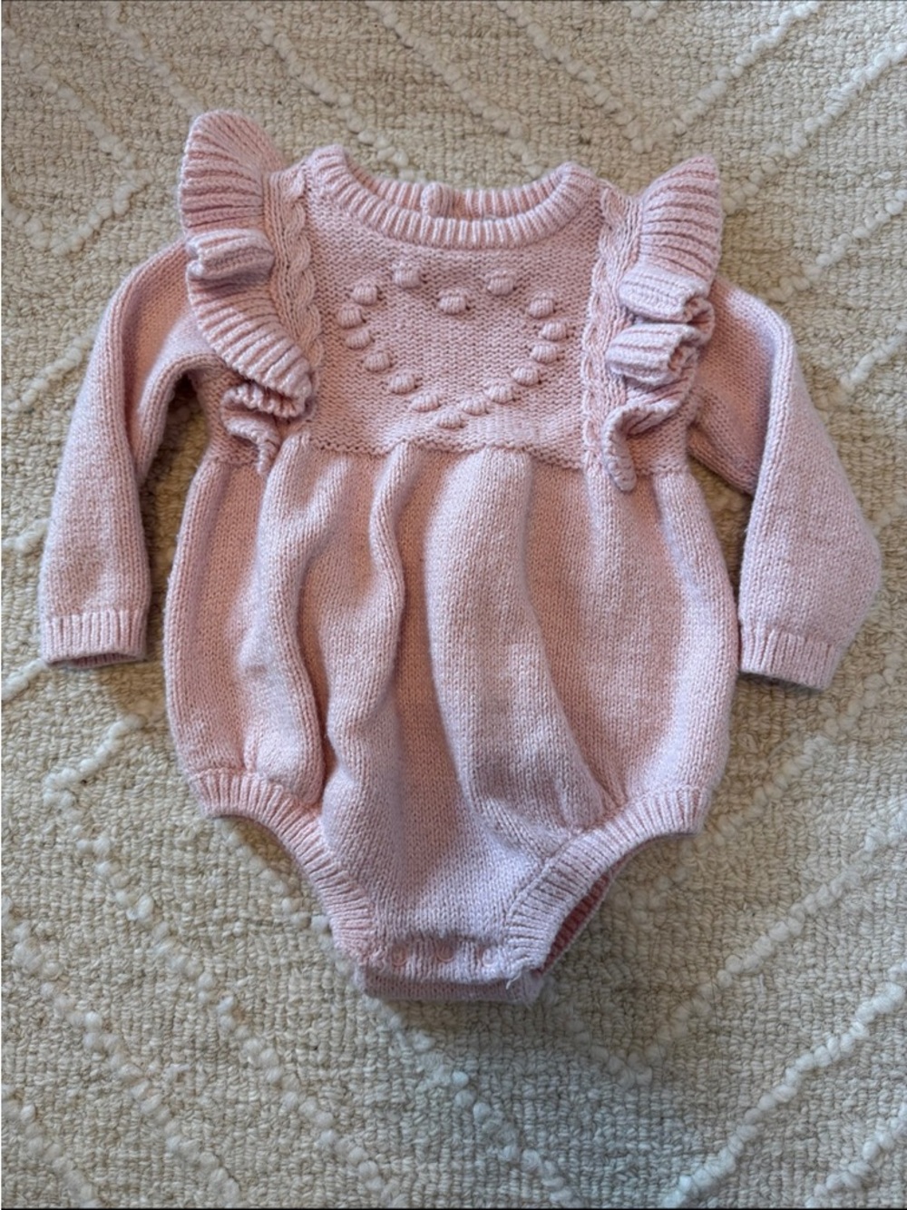 Baby sweater romper size 6 months